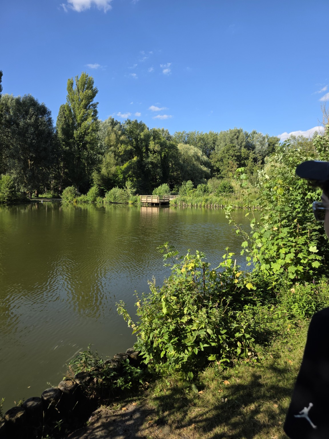 Parc et plan d’eau dans l’Oise